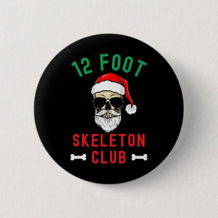 12 Foot Skeleton Club Gigant Skelly Halloween Button