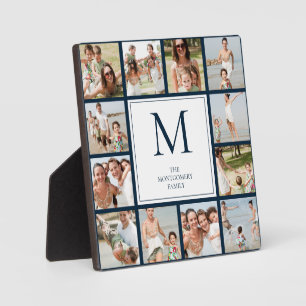 12 Foto Collage Family Pictures Plaque Fotoplatte
