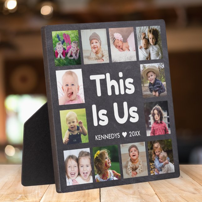 12 Fotos der Familie - das ist unser Angebot Chalk Fotoplatte (Von Creator hochgeladen)