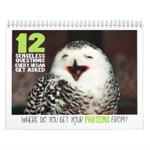 12 Fragen, die Veganern gestellt werden Kalender