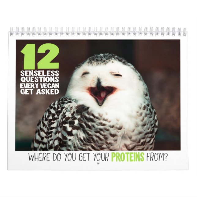 12 Fragen Veganer werden gefragt Kalender (Titelbild)