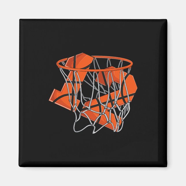 12. Geburtstag Basketball Kinder Magnet (Vorne)