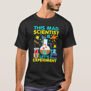 12. Geburtstag dieser Mad Scientist ist 12 Expe. T-Shirt