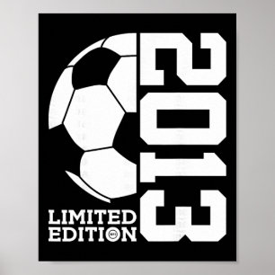 12. Geburtstag Fußball Limited Edition 2013 Poster