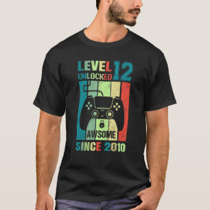 12. Geburtstag Gaming Level 12 Phantastischer Sin  T-Shirt