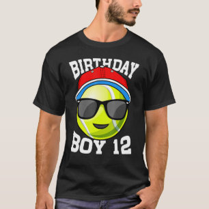 12. Geburtstag Junge 12 Jahre alter Tennisspieler T-Shirt