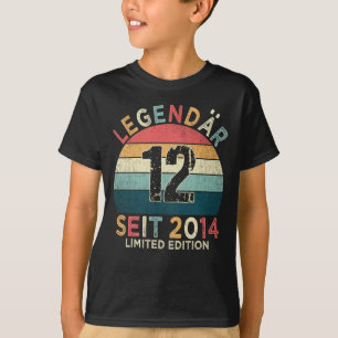 12. Geburtstag Legendär Seit 2014 Jahrgang T-Shirt