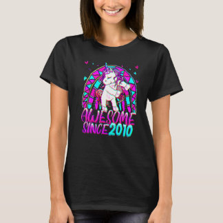 12. Geburtstag Regenbogen 12 Jahre altes Blütenein T-Shirt