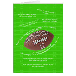12. Geburtstag, wirklich schlechte Fußballwitze