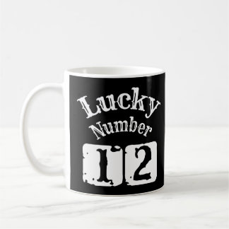 12 - Glückszahl 12 Glück Kaffeetasse