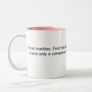 12 identische Marmore Zweifarbige Tasse