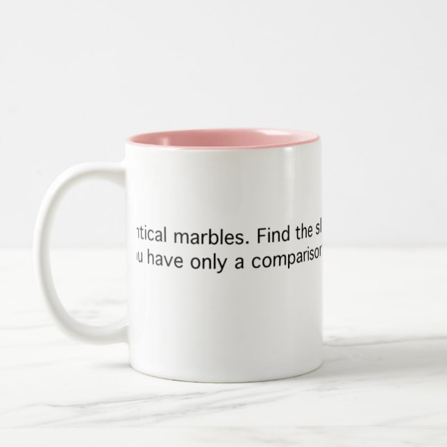 12 identische Marmore Zweifarbige Tasse (Links)