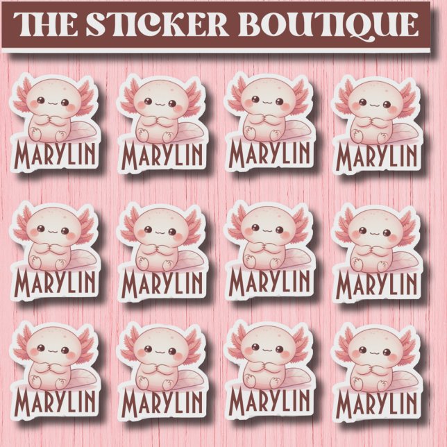 12 in einem Niedlichen Individuelle Name Sweet Axo Aufkleber (Von Creator hochgeladen)