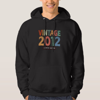 12 Jahre alt Vintag 2012 Limited Edition 12. Bir Hoodie