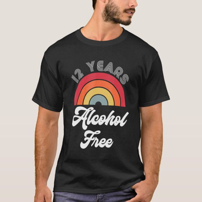 12 Jahre Feierliche Feier zum Jubiläum der nüchter T-Shirt (Vorderseite)