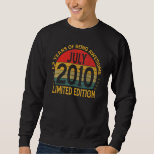 12 Jahre Vintag 2010 12. Geburtstag 4 Sweatshirt