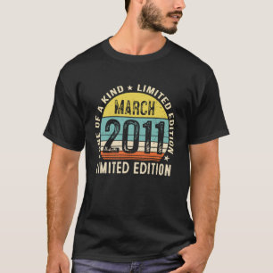 12 Jahre Vintager März 2011 12. Geburtstag T-Shirt