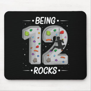12-jähriges Kletterabenteuer zum 12. Geburtstag Mousepad