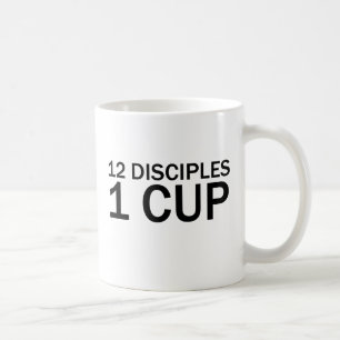 12 JÜNGER, 1 TASSE Lustiges Letztes Abendmahl T-Sh