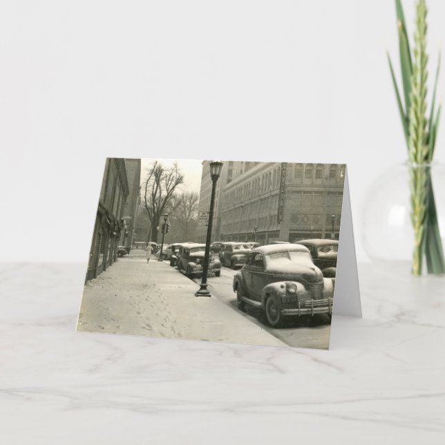 12. & K Streets, Sacramento, CA, 1942 Card Karte (Vorderseite)