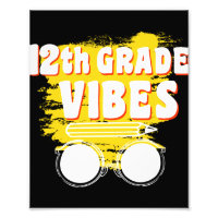 12. Klasse Vibes-Shirt Zurück zur Schule Erster Ta
