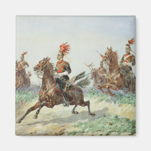 12. Königliche Lancers (w/c über Bleistift Magnet