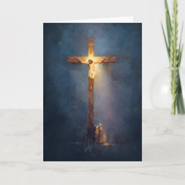 12. Kreuzwegstation - Jesus stirbt am Kreuz Karte