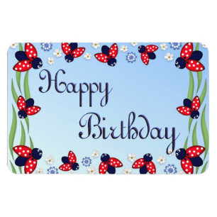 12 Ladybugs Magnet