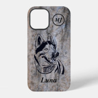 Magnifique coque iPhone personnalisable Husky sibé