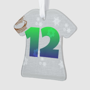 12. Mannverzierung seahawks Ornament