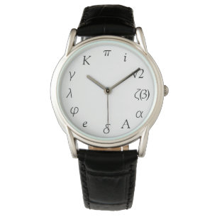 12 Mathematische Konstanten Armbanduhr