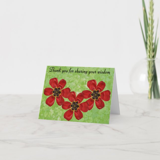 12 Merci Pour Partager Votre Sagesse (Devant)