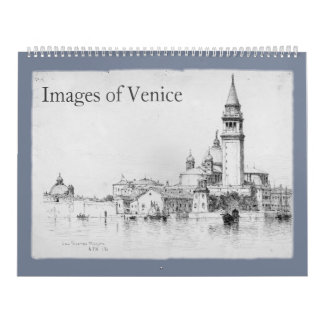 12 mois Images du calendrier de Venise