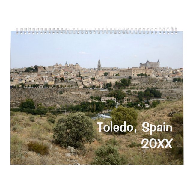 12 mois Tolède, Espagne calendrier mural (Protection)
