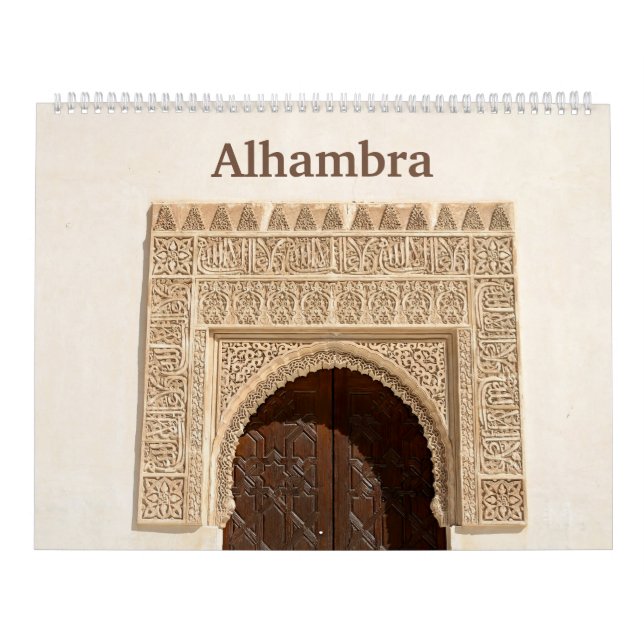 12 Monate Alhambra & Generalife Wall Calendar Kalender (Titelbild)
