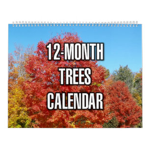 12-Monate-Bäume Kalender