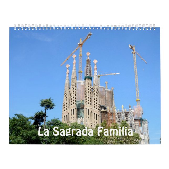 12 Monate Foto-Kalender La Sagrada Familia Kalender (Titelbild)