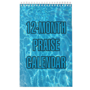 12-Monate-Lob-Kalender Kalender