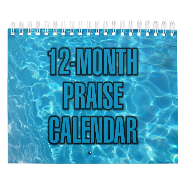 12-Monate-Lobpreis-Kalender Kalender (Titelbild)