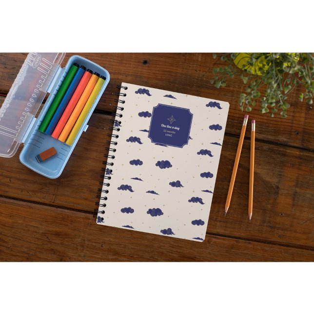 12 Monate LongCelestial One Line a Day Journal Planer (Von Creator hochgeladen)