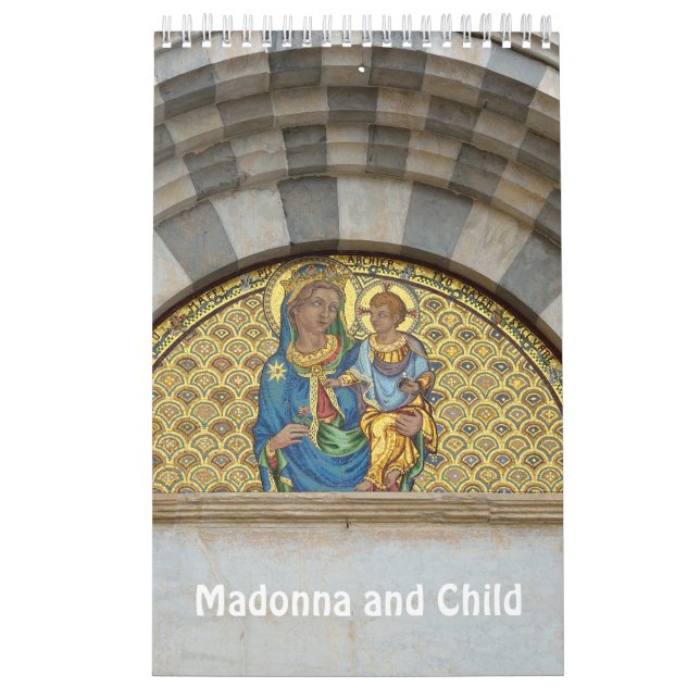 12 Monate Madonna und Kind Kalender (Titelbild)
