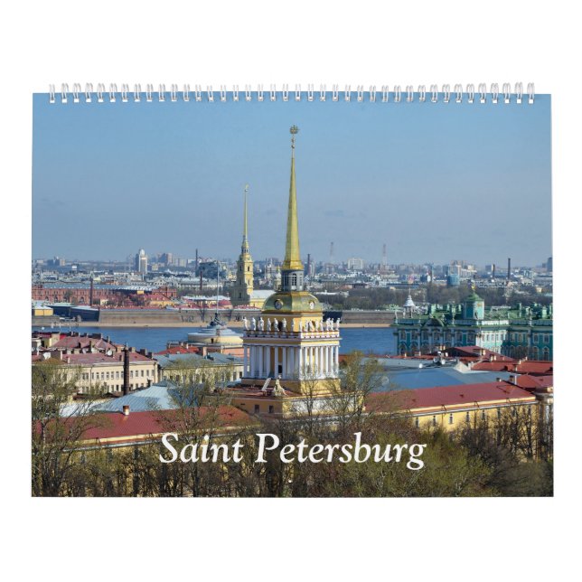 12 Monate Mauerkalender von Sankt Petersburg Kalender (Titelbild)