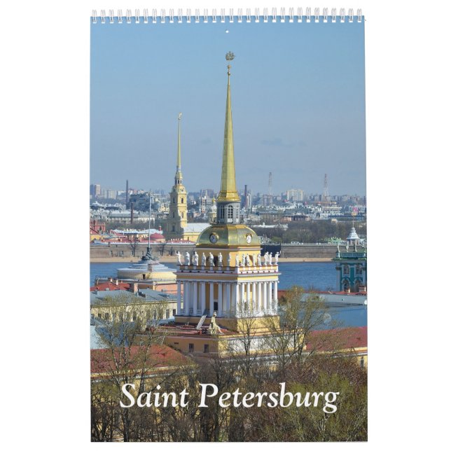 12 Monate Mauerkalender von Sankt Petersburg Kalender (Titelbild)