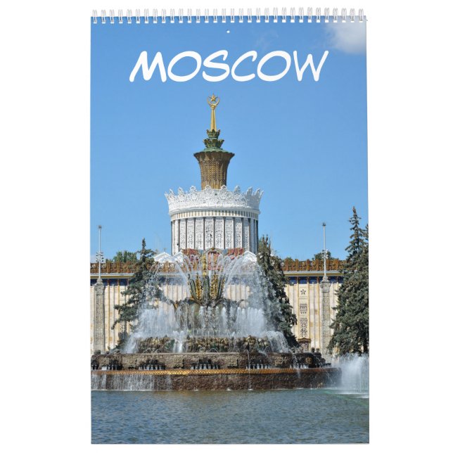 12 Monate Moskau VDNKh Kalender (Titelbild)
