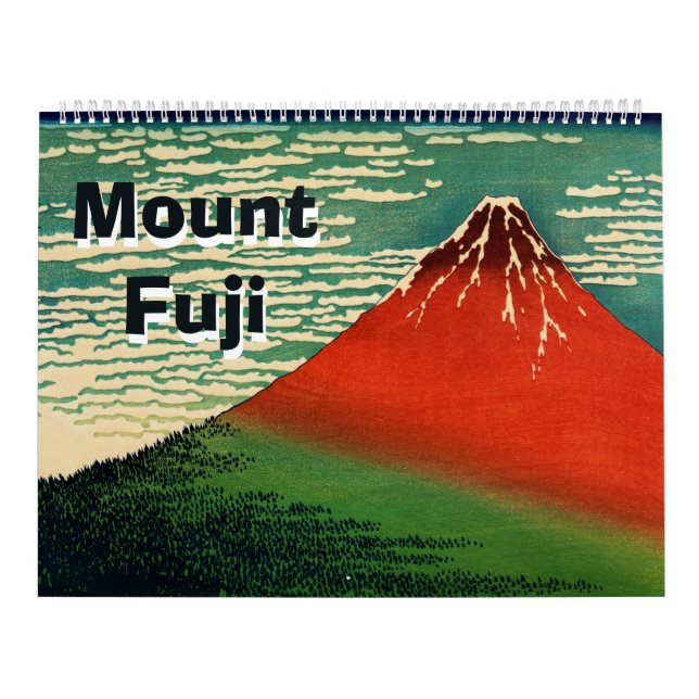 12 Monate Mount Fuji Kalender (Titelbild)