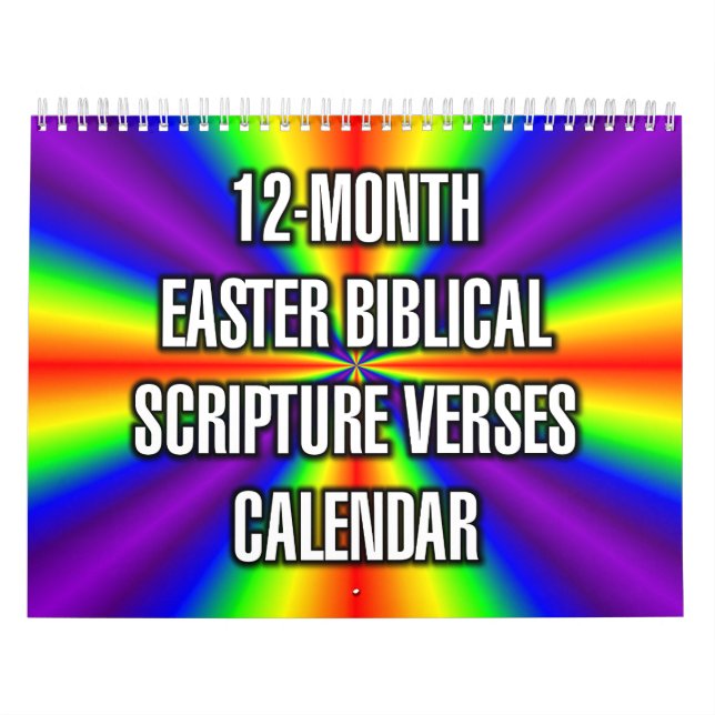 12-Monate Ostern Bibelverse Kalender (Titelbild)