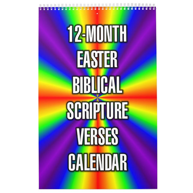 12-Monate Ostern Bibelverse Kalender (Titelbild)