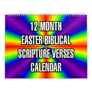 12-Monate Ostern Bibelverse Kalender