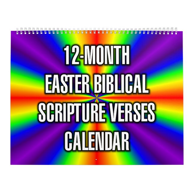 12-Monate Ostern Bibelverse Kalender (Titelbild)