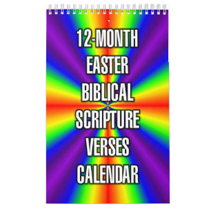 12-Monate Ostern Bibelverse Kalender